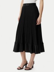 KARL LAGERFELD Spódnica plisowana B2W12003 Czarny Regular Fit. Czarne spódnice damskie KARL LAGERFELD, bez wzorów, z syntetyku. Za 999.99 zł.
