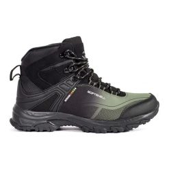 Vico Czarno-zielone buty trekkingowe. Zielone obuwie trekkingowe damskie bez zapięcia. Za 227.37 zł.