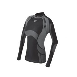 Koszulka narciarska damska Sesto Senso Thermo Active Grigio Woman termoaktywna. Czarne koszulki damskie Sesto Senso, xl, bez wzorów, z poliamidu, bez kołnierzyka, bez ramiączek. W wyprzedaży za 119.00 zł.