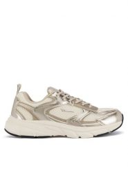 Sprandi Sneakersy WP40-23404Z Złoty. Żółte obuwie sportowe damskie Sprandi, ze skóry, bez zapięcia. Za 103.99 zł.