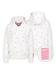 Eight2Nine Bluza w kolorze biało-różowym rozmiar: S. Białe bluzy damskie Eight2Nine, s, bez wzorów, z bawełny, z kapturem. Za 122.96 zł.