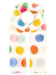 Zwillingsherz Szal "Points" w kolorze białym ze wzorem - 180 x 84 cm rozmiar: onesize. Białe szaliki damskie Zwillingsherz, bez wzorów, z materiału. Za 62.32 zł.
