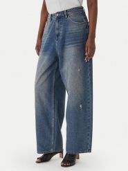 Eleh Jeansy EL098 Niebieski Wide Leg. Niebieskie jeansy damskie Eleh. Za 499.99 zł.