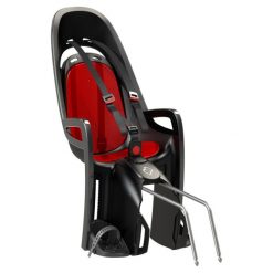 Fotelik Rowerowy Tylny na ramę Hamax Zenith szaro-czerwony. Czerwone foteliki rowerowe HAMAX. Za 387.85 zł.