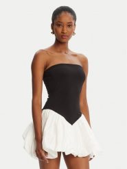 Bardot Sukienka koktajlowa Vega Strapless 59903DB Czarny Slim Fit. Czarne sukienki damskie Bardot, bez wzorów, z syntetyku, wizytowe, bez ramiączek. Za 359.99 zł.