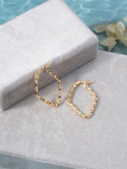 Lodie Silver Pozłacane kolczyki-kreole rozmiar: onesize. Szare kolczyki damskie Lodie Silver, pozłacane. Za 143.99 zł.