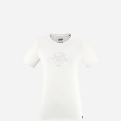 Koszulka damska z krótkim rękawem Millet Ubic Light Ts Ss W active Fit. Białe bluzki damskie Millet, xl, bez wzorów, z meshu, bez kołnierzyka, bez ramiączek. W wyprzedaży za 92.65 zł.