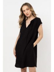 Awama Sukienka w kolorze czarnym rozmiar: L. Czarne sukienki damskie Awama, bez wzorów, bez ramiączek. Za 144.99 zł.