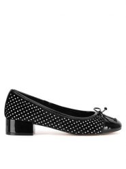 Nine West Czółenka WFA2993-1 Czarny. Czarne czółenka damskie Nine West, bez wzorów, z materiału, bez obcasa. Za 137.99 zł.