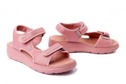 AZALEIA 18833 Greice soft papete AW292 dark nude, sandały damskie. Czerwone sandały damskie Azaleia, bez wzorów, bez obcasa, bez zapięcia. Za 199.90 zł.