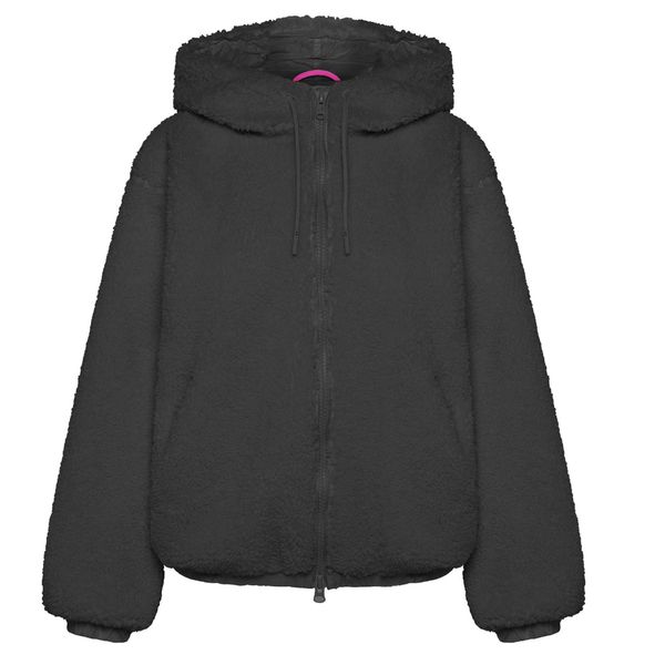 Kurtka Deha Lined Teddy Jacket Damskie. Czarne kurtki damskie Deha, m, bez wzorów, z materiału, z kapturem. Za 620.99 zł.