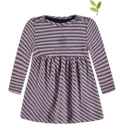Sukienka w kolorze szaro-jasnoróżowym. Czerwone sukienki niemowlęce bellybutton, w paski, z bawełny. W wyprzedaży za 59.95 zł.