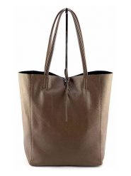 Marlon Skórzany shopper bag w kolorze brązowym - 37 x 40 x 12 cm rozmiar: onesize. Brązowe shopper bag Marlon, bez wzorów, z materiału, na ramię, bez dodatków. Za 223.99 zł.