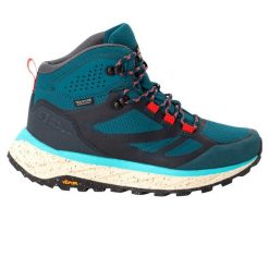 Buty trekkingowe damskie Jack Wolfskin Terraventure Texapore Mid. Niebieskie obuwie trekkingowe damskie Jack Wolfskin, bez zapięcia. Za 539.99 zł.