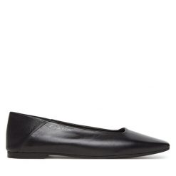 Baleriny Calvin Klein. Czarne balerinki damskie Calvin Klein, bez wzorów. Za 279.99 zł.