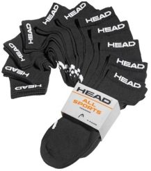 Skarpety Head Elements Sneaker 11 par, czarne, rozmiar 39-42. Czarne skarpetki damskie Head, bez wzorów, z bawełny. Za 166.99 zł.