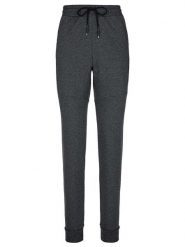 Kilpi Spodnie dresowe "Matty" w kolorze antracytowym rozmiar: 42. Czarne spodnie dresowe damskie Kilpi, bez wzorów, z bawełny. Za 135.49 zł.