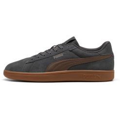 Adidasy Puma Smash 3.0, Dla obu płci. Szare obuwie sportowe casual damskie Puma, z zamszu, bez zapięcia. Za 390.00 zł.