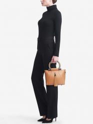 Lia Biassoni Skórzana torebka "Garlate" w kolorze jasnobrązowym - 28 x 21 x 10 cm rozmiar: onesize. Brązowe torebki klasyczne damskie Lia Biassoni, z materiału, przez ramię, bez dodatków. Za 304.99 zł.