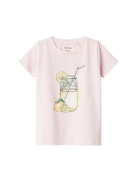 NAME IT T-Shirt Foji 13241048 Różowy Standard Fit. Czerwone koszulki i t-shirty dziewczęce Name it, bez wzorów, z bawełny, bez kołnierzyka, bez ramiączek. Za 29.99 zł.