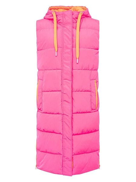 Zwillingsherz Kamizelka pikowana "Smile" w kolorze różowym rozmiar: L. Różowe kamizelki damskie Zwillingsherz, l, bez wzorów, bez kaptura. Za 288.52 zł.