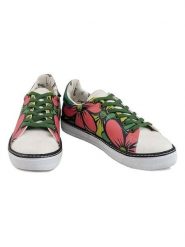 Goby Sneakersy w kolorze czerwono-zielonym rozmiar: 39. Czerwone obuwie sportowe damskie Goby, bez zapięcia. Za 260.99 zł.