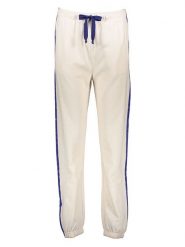 Juvia Spodnie dresowe w kolorze kremowo-niebieskim rozmiar: XL. Brązowe spodnie dresowe damskie Juvia, xl, bez wzorów, z dresówki. Za 149.95 zł.
