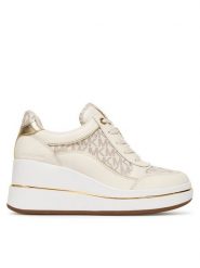 MICHAEL Michael Kors Sneakersy Emmy 43F5EMFS2L Beżowy. Brązowe obuwie sportowe damskie MICHAEL Michael Kors, ze skóry, bez zapięcia. Za 709.99 zł.