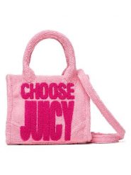 Juicy Couture Torebka w kolorze jasnoróżowym - 19 x 16 x 7 cm rozmiar: onesize. Różowe torebki klasyczne damskie Juicy Couture, z materiału, przez ramię, bez dodatków. Za 217.99 zł.
