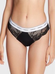 Guess Figi klasyczne Belle O2BE08 KBBT0 Czarny. Czarne figi Guess, z aplikacjami, z syntetyku. Za 109.99 zł.