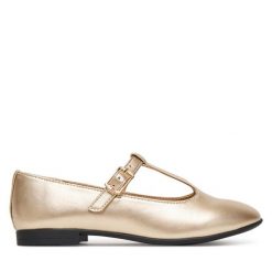 Baleriny Tommy Hilfiger. Żółte baleriny dziewczęce Tommy Hilfiger, bez wzorów, bez obcasa, bez zapięcia. Za 269.99 zł.