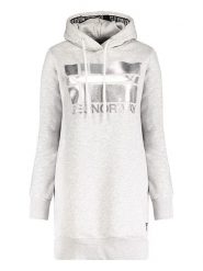 Geographical Norway Sukienka dresowa w kolorze szarym rozmiar: XXL. Szare sukienki damskie Geographical Norway, bez wzorów, z dresówki, bez ramiączek. Za 127.95 zł.
