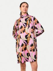 YAS Sukienka codzienna Cilea 26035391 Szary Relaxed Fit. Szare sukienki damskie YAS, bez wzorów, z syntetyku, bez ramiączek. Za 169.99 zł.