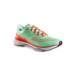 Buty Do Biegania Damskie Kiprun Kd Light Zielono-Koralowe. Obuwie sportowe damskie KALENJI. Za 279.99 zł.