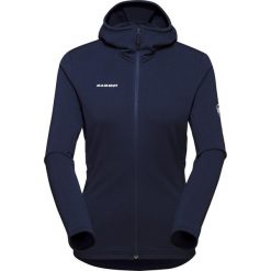 Bluza damska Mammut Aconcagua Light ML Hooded Jacket. Niebieskie bluzy damskie Mammut, m, bez wzorów, bez kaptura. Za 622.99 zł.
