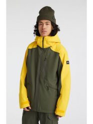 O'Neill Kurtka narciarska "Diabase" w kolorze oliwkowo-żółtym rozmiar: S. Brązowe kurtki sportowe damskie O'Neill, s, bez wzorów, z materiału, bez kaptura. Za 336.61 zł.