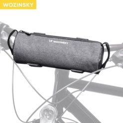 Torba rowerowa Wozinsky z izolacją termiczną. Szare torebki klasyczne damskie WOZINSKY, bez dodatków. W wyprzedaży za 37.99 zł.