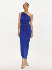 NORMA KAMALI Sukienka koktajlowa KK1243PLD07805 Niebieski Slim Fit. Niebieskie sukienki damskie Norma Kamali, bez wzorów, z syntetyku, wizytowe, bez ramiączek. Za 759.99 zł.