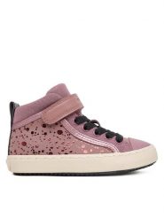 Geox Sneakersy J Kalispera J744GI 0DHHH C8049 M Różowy. Czerwone trampki dziewczęce Geox, bez wzorów, z materiału, bez zapięcia. Za 179.99 zł.