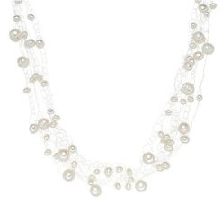 Valero Pearls Naszyjnik z pereł srebro wysokiej próby Perła hodowlana słodkowodna srebrny Naszyjniki 1 ct Damski. Szare naszyjniki damskie Valero Pearls, z perłą, srebrne. Za 349.99 zł.