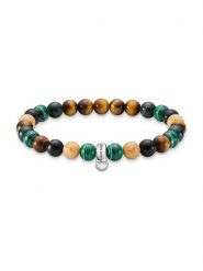 Thomas Sabo Bransoletka z kamieniami szlachetnymi rozmiar: 16,5 cm. Szare bransoletki damskie thomas sabo, srebrne. Za 104.95 zł.