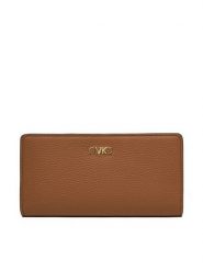 MICHAEL Michael Kors Portfel 32S5G8EF3L Brązowy. Brązowe portfele damskie MICHAEL Michael Kors, bez wzorów, ze skóry. Za 459.99 zł.