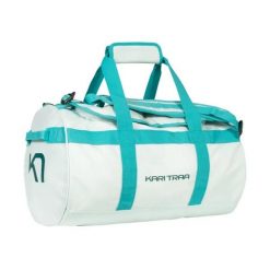 Torba sportowa Kari Traa 50 L. Niebieskie torby sportowe Kari Traa, bez wzorów, z materiału. Za 472.00 zł.