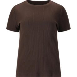 Koszulka damska Athlecia Lankae. Brązowe bluzki damskie Athlecia, bez wzorów, bez ramiączek. Za 124.00 zł.