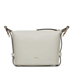 Torebka Furla. Brązowe listonoszki damskie Furla, bez wzorów, bez dodatków. Za 1,279.00 zł.