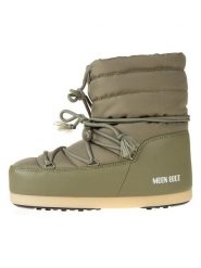 Moon Boot Botki zimowe "EVX LIGHT LOW NYLON" w kolorze khaki rozmiar: 41/42. Brązowe botki damskie Moon Boot, na zimę, z materiału, bez obcasa, bez zapięcia. Za 330.20 zł.