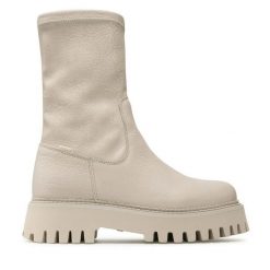 Botki Bronx. Brązowe botki damskie Bronx, bez obcasa, na płaskiej podeszwie, bez zapięcia. Za 609.99 zł.