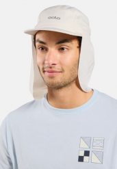 Czapka UNI ODLO Cap PERFORMANCE LIGHT SHADE CAP. Brązowe czapki damskie ODLO, bez wzorów, z materiału. Za 199.99 zł.