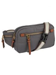 Camel Active Saszetka "Bari" w kolorze szarym - 40 x 12,5 x 4 cm rozmiar: onesize. Szare nerki i saszetki damskie Camel Active, bez wzorów, z materiału. Za 143.90 zł.
