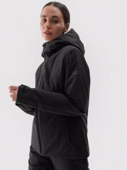 4F Kurtka narciarska w kolorze czarnym rozmiar: XL. Czarne kurtki sportowe damskie 4F, m, bez wzorów, z puchu, bez kaptura. Za 163.45 zł.